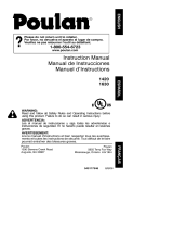 Poulan 1420 User manual