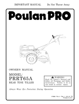 Poulan PRRT65A User manual