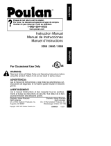 Poulan 2001-07 User manual