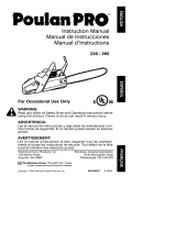 Poulan 530164817 User manual