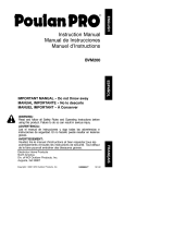 Poulan BV2000 User manual