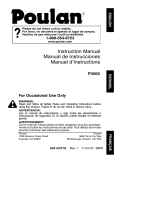 Poulan P2500 User manual