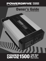 PowerDrive RPPD1500 User manual