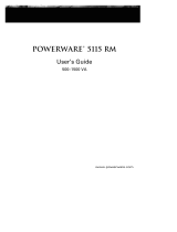 Powerware 5115 RM User manual