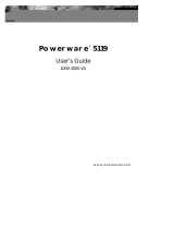 Powerware Powerware 5119 User manual