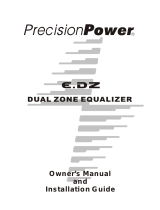 Precision Power DUAL ZONE EQUALIZER E.DZ User manual