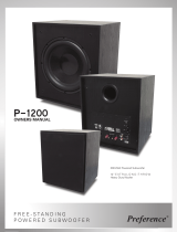 Preference Audio P-1200 User manual