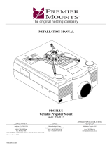 Premier Mounts Low-Universal Projector Mount PDS-PLUS User manual