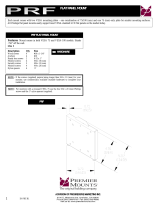 Premier Mounts PRF User manual