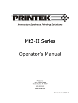 Printek Mt3-II Series User manual