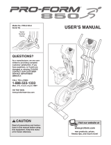 ProForm PFEL5105.0 User manual