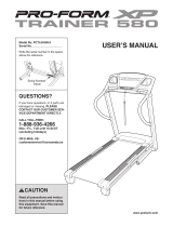 ProForm 831.24855.6 User manual