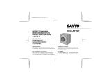Sanyo Colour CCD Camera VCC-5775P User manual