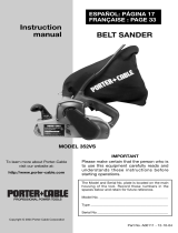 Porter-Cable 352VS User manual