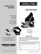 Porter-Cable 360 User manual