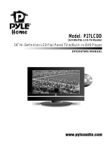 Pyle P27LCDD User manual