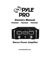 PYLE Audio PDG2000 User manual