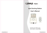 PYLE Audio Ipod Docking Station PiDK1 User manual