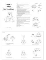 Pyle Ipod Docking Station PIP30 User manual