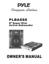 PYLE Audio PLBASS8 User manual