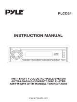 PYLE Audio PLCD24 User manual