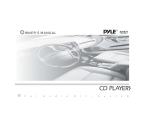 PYLE Audio PLCD27 User manual