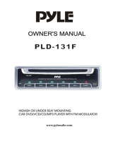 PYLE Audio PLD-131F User manual
