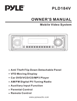 PYLE Audio PLD184V User manual