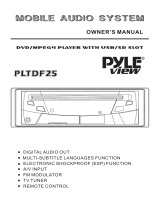 Pyle PLTDF25 User manual