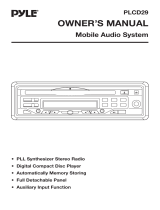 PYLE Audio PLCD29 User manual