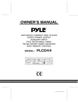 Pyle PLCD44 User manual