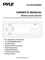 PYLE Audio PLCDCS220MP User manual