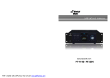 PYLE Audio PT-1100/PT3300 User manual