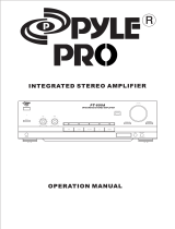 PYLE Audio PT-600A User manual