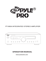 PYLE Audio PT-680A User manual