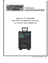 PYLE Audio PWMA-840 User manual