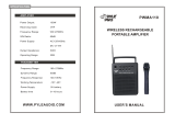 PYLE Audio PWMA110 User manual