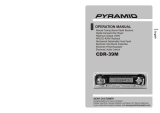 Pyramid CDR-39M User manual