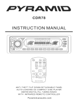Pyramid Car Audio CDR78 User manual