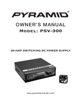 Pyramid Car Audio PSV-300 User manual