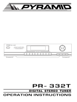 Pyramid PR-332T User manual