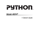 Python 460HP User manual