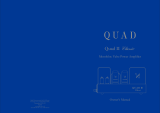 QUAD Monobloc Valve Power Amplifier II Classic User manual