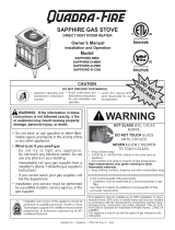 Quadra-Fire SAPPHIRE-D-CSB User manual