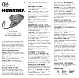 Mattel HEARSAY G71029 User manual