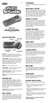 Radica Games Word Scramble 75013 User manual