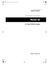 Radio Shack 36 User manual