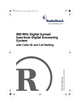 Radio Shack 900 MHz User manual