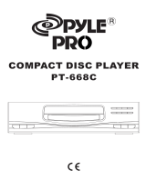 Pyle Pro PT-668C User manual