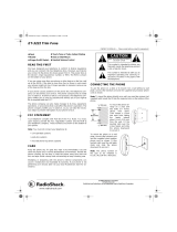 Radio Shack ET-3222 User manual